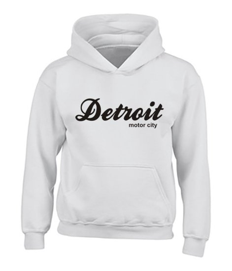 (image for) Detroit motor city Hoodie - Click Image to Close