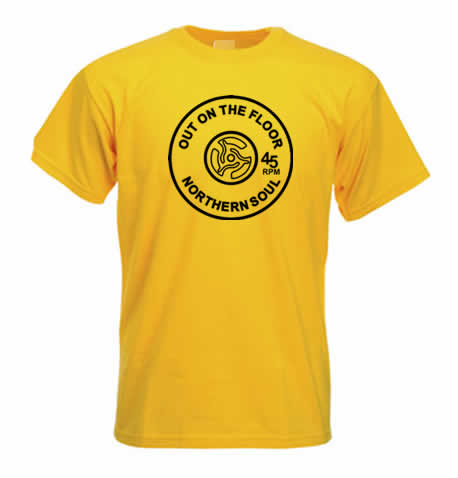 (image for) Northern Soul T Shirt - Out On The Floor ss127 - Click Image to Close